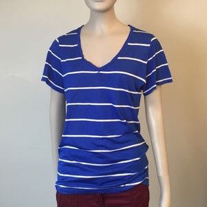 BANANA REPUBLIC V-NECK SHORT SLEEVE TOP